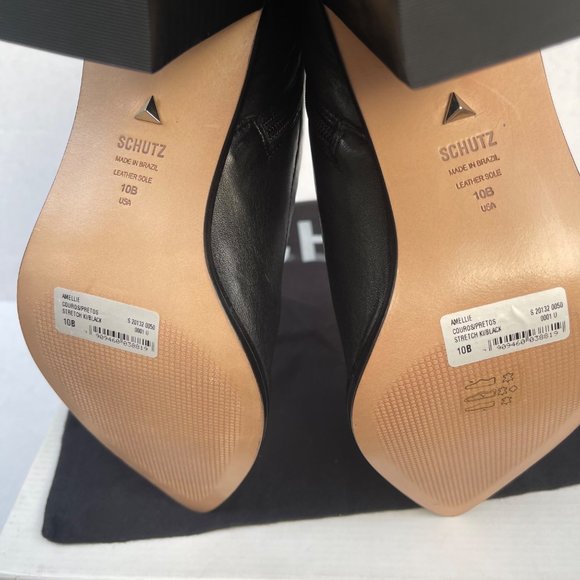 Schutz Amellie Bootie Black 10 - Picture 7 of 10
